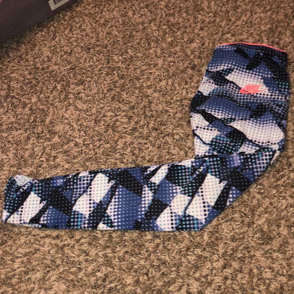 Blue Nike Leggings